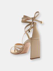 Leaf Leather Sandal