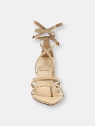 Leaf Leather Sandal