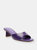 Lizah Lo Leather Sandal - Purple Cherry
