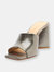 Lizah Metallic Leather Sandal