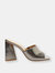 Lizah Metallic Leather Sandal