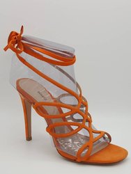 Nivia Strappy Heels - Orange