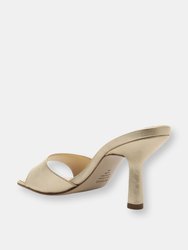 Posseni Metallic Leather Sandal