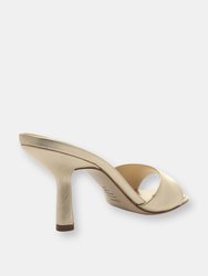 Posseni Metallic Leather Sandal