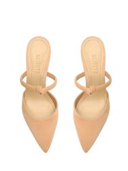 Schutz Pearl Casual Nubuck Pump In Beige