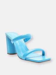 Ully Leather Sandal - True Blue