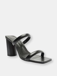 Ully Leather Sandal - Black