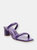 Ully Lo Leather Sandal - Purple Cherry