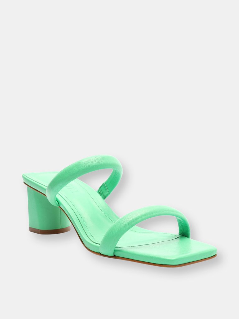 Ully Lo Leather Sandal - Gianni Green