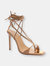 Vikki Leather Sandal - Honey Beige