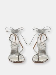 Vikki Metallic Leather Sandal