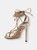 Vikki Metallic Leather Sandal