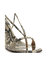 Vikki Snake-Embossed Leather Sandal