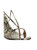 Vikki Snake-Embossed Leather Sandal