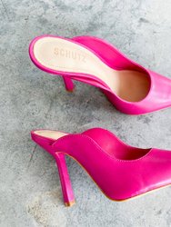 Women's Edwina Heel Sandals In Hot Pink