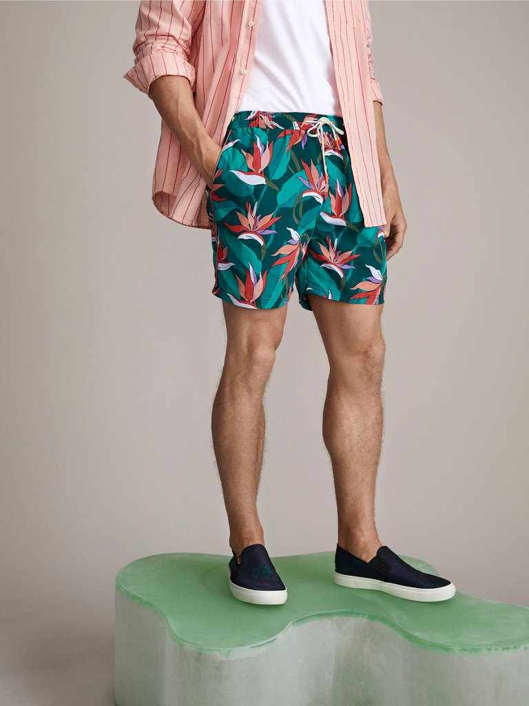 AOP Mid-Length Swim Short