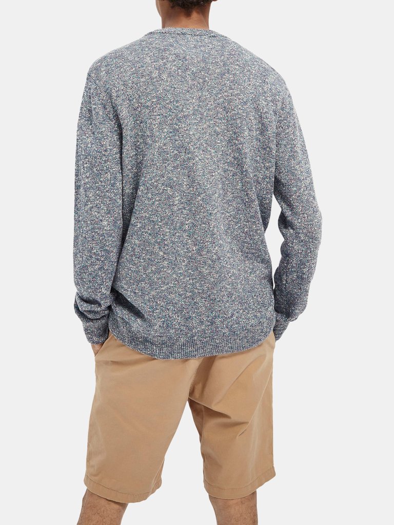 Recycled Cotton Melange Crewneck