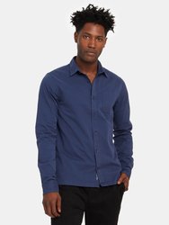 Regular Fit Button Down Shirt - Navy