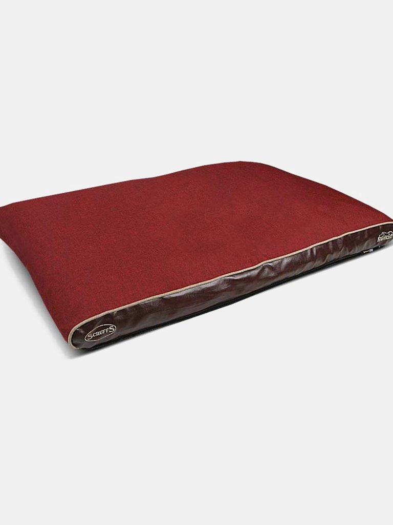 Scruffs Hilton Memory Foam Orthopaedic Pillow (Red) (One Size) - Red