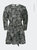 Calla Cheetah L-S Belted Tunic Dress - Night