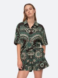 Charlough Swim Cover Up Top - Green