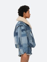 Diego Denim Patched Coat