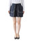 Evelyn Windbreaker Shorts In Navy - Navy