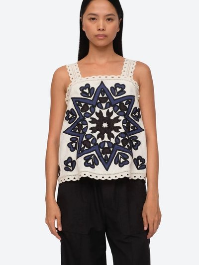 SEA Kaia Kaleidoscope Applique Tank Top (Final Sale) product