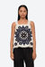 Kaia Kaleidoscope Applique Tank Top (Final Sale) - Navy