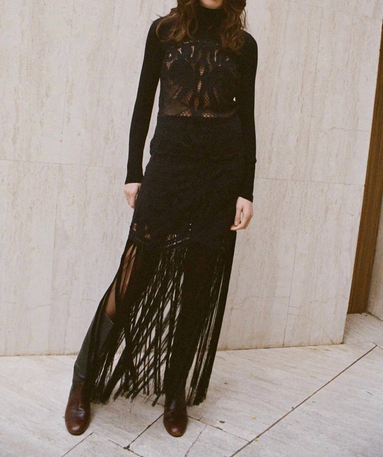 Liesel Fringe Skirt