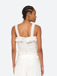 Rylee Crochet Cropped Tank