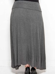 California Maxi Skirt - Heather Grey