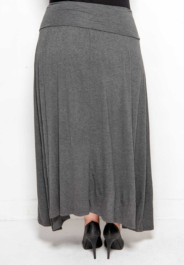 California Maxi Skirt - Heather Grey