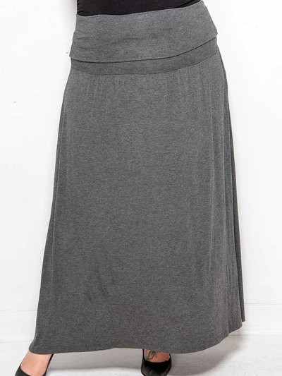 Sealed With a Kiss California Maxi Skirt - Heather Grey product