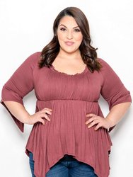 Enchanted Top - Dusty Rose