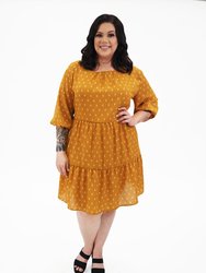 Faith Dress - Faith Mustard