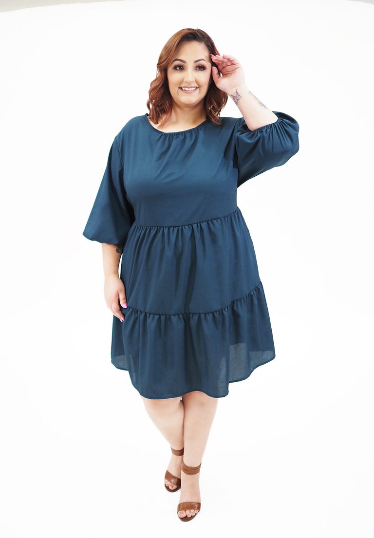 Faith Dress - Faith Teal