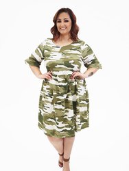 Heather Dress - Heather Camo