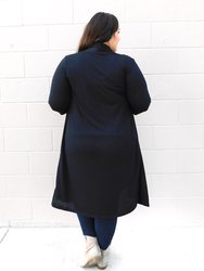 Knit Long Parker Cardigan