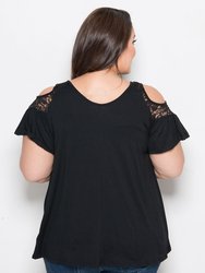 Stacy Cold-Shoulder Top