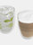 Seasons Boda 2-Piece Glass Set (Transparent Clear) (7.1 x 3.5 x 4.1 inches) (7.1 x 3.5 x 4.1 inches) - Transparent Clear