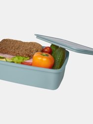 Seasons Dovi Plastic Lunch Box (Mint) (6cm x 19cm x 13cm)