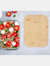 Seasons Roby Bamboo Lunch Box (Clear/Brown) (One Size)