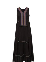 Amalfi Maxi Dress - Black