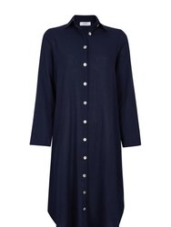 Della Shirt Dress - Navy