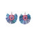 Pedro Fringe Earring - Blue