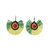 Pedro Fringe Earring - Green