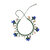 Tutti Shell Anklet - Blue