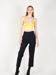 Amy Top - 100% Silk - Yellow