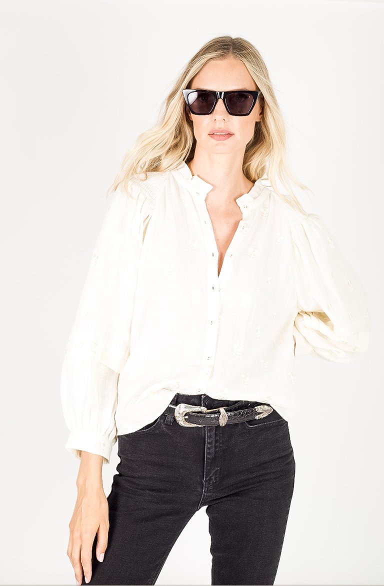 Cecile Blouse - Organic Cotton - Creme